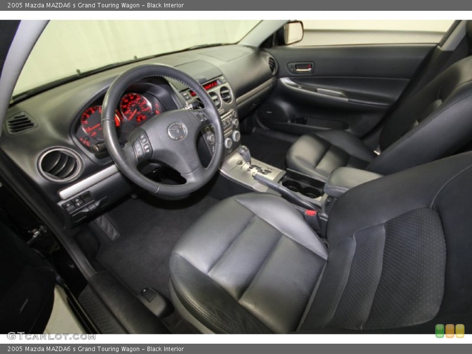 Black Interior Photo for the 2005 Mazda MAZDA6 s Grand Touring Wagon #66084561