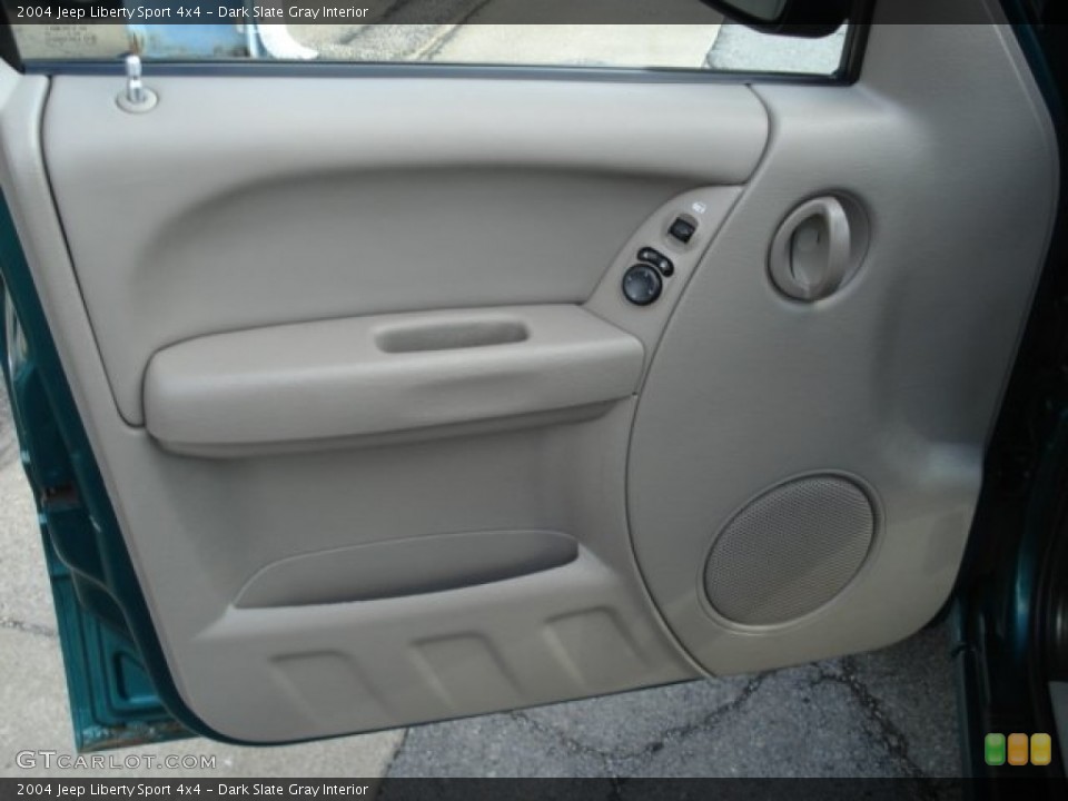 Dark Slate Gray Interior Door Panel for the 2004 Jeep Liberty Sport 4x4 #66084633