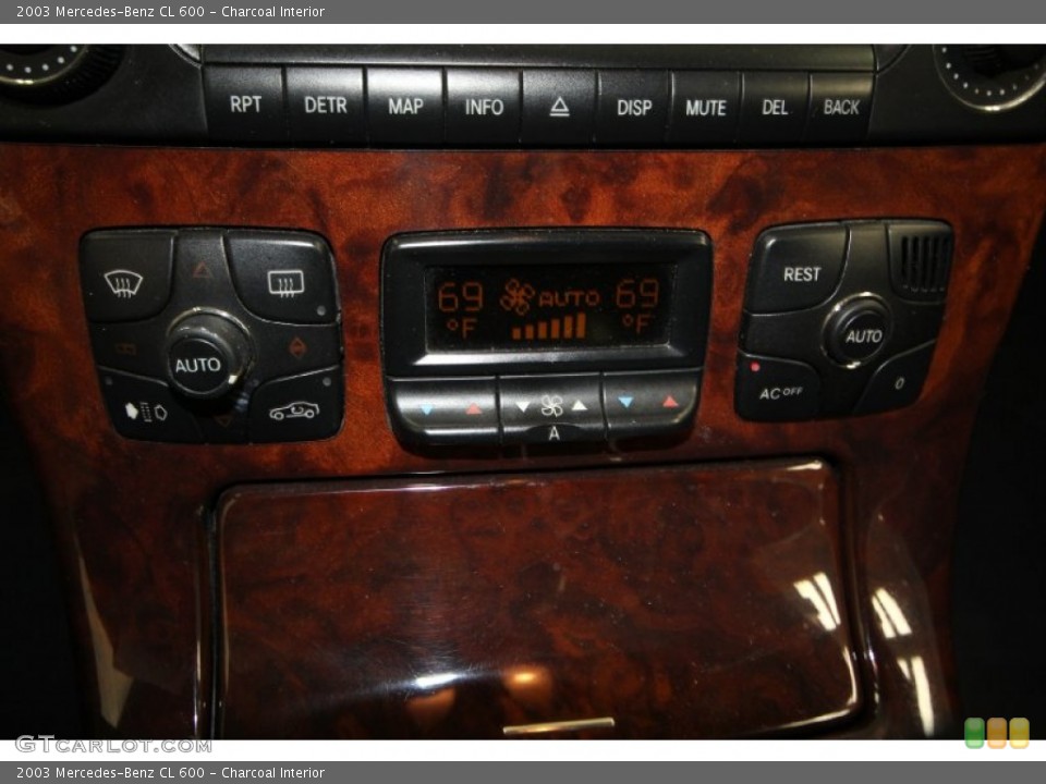 Charcoal Interior Controls for the 2003 Mercedes-Benz CL 600 #66085089