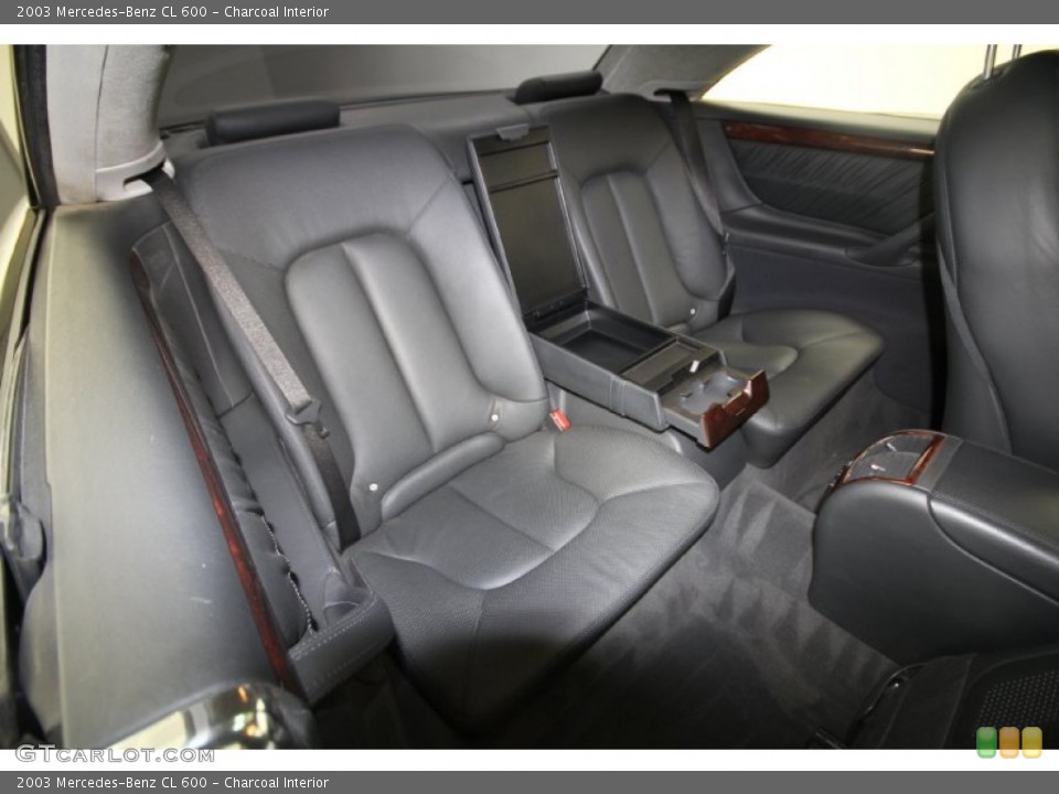 Charcoal Interior Rear Seat for the 2003 Mercedes-Benz CL 600 #66085284