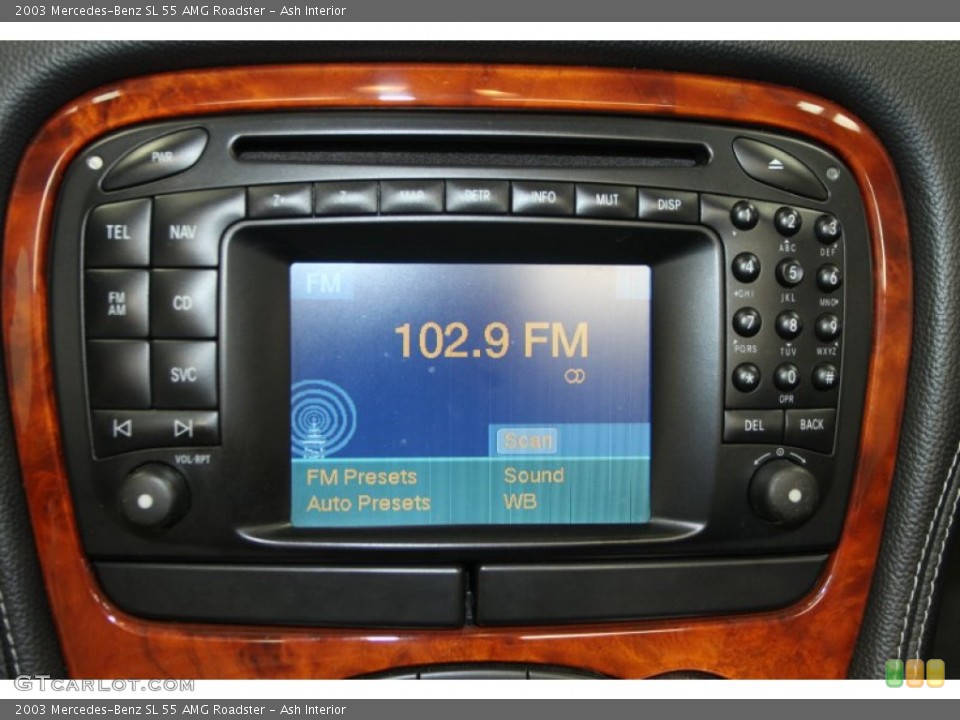 Ash Interior Audio System for the 2003 Mercedes-Benz SL 55 AMG Roadster #66087861
