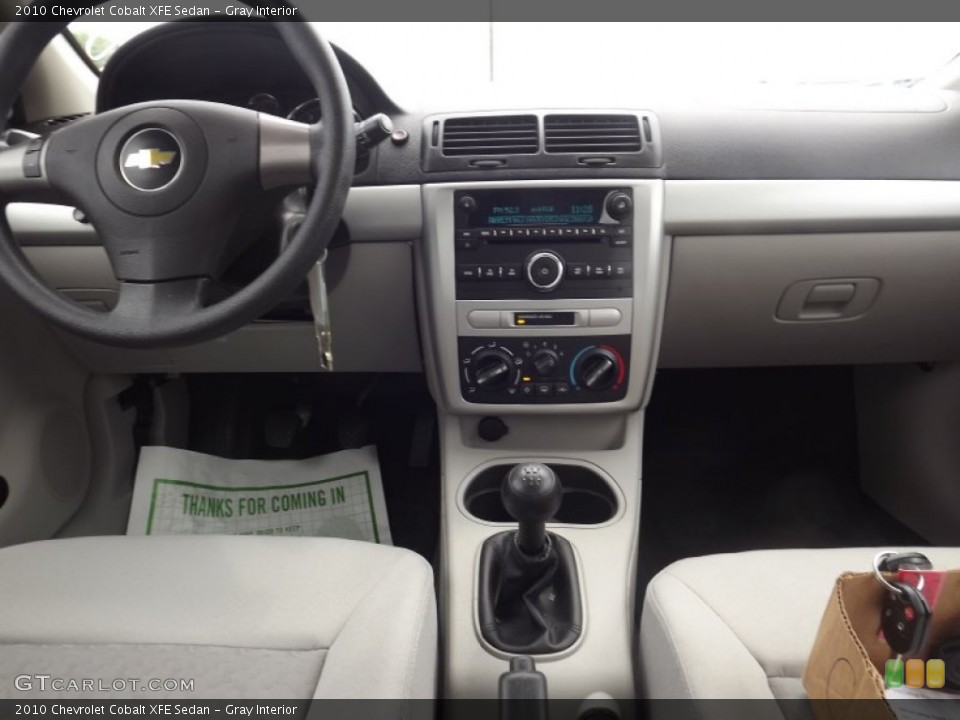 Gray Interior Dashboard for the 2010 Chevrolet Cobalt XFE Sedan #66089443
