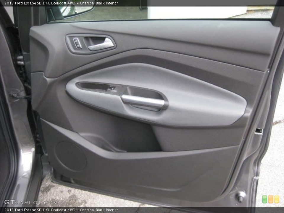 Charcoal Black Interior Door Panel for the 2013 Ford Escape SE 1.6L EcoBoost 4WD #66090174