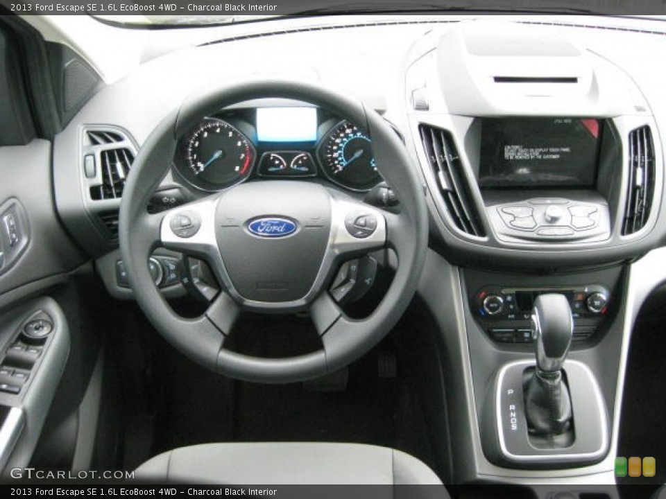 Charcoal Black Interior Dashboard for the 2013 Ford Escape SE 1.6L EcoBoost 4WD #66090204