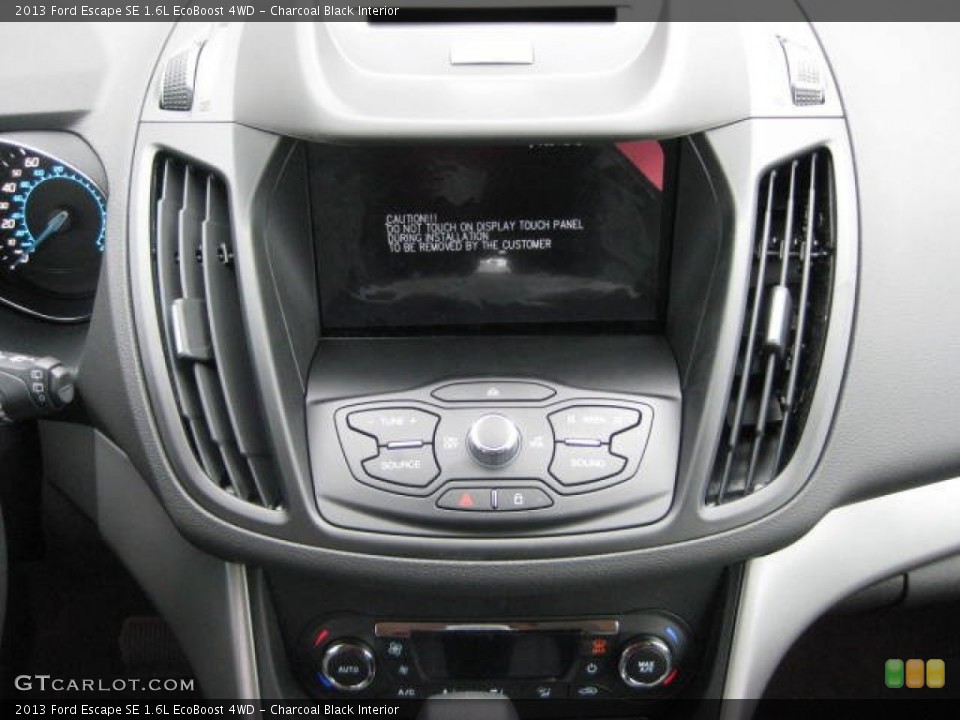 Charcoal Black Interior Controls for the 2013 Ford Escape SE 1.6L EcoBoost 4WD #66090210