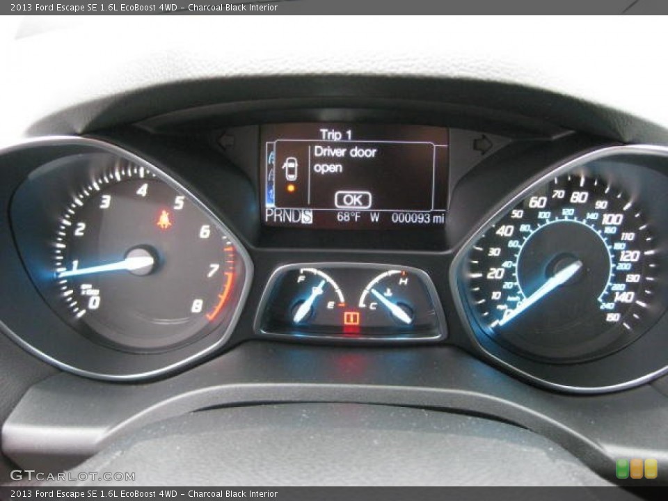 Charcoal Black Interior Gauges for the 2013 Ford Escape SE 1.6L EcoBoost 4WD #66090279