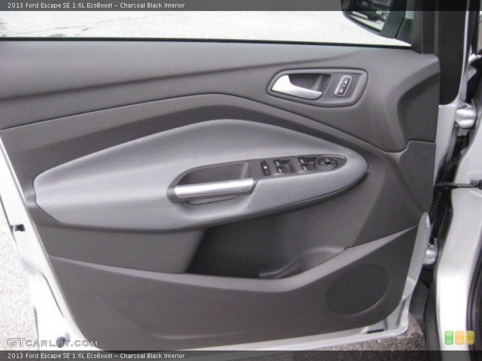 Charcoal Black Interior Door Panel for the 2013 Ford Escape SE 1.6L EcoBoost #66090405