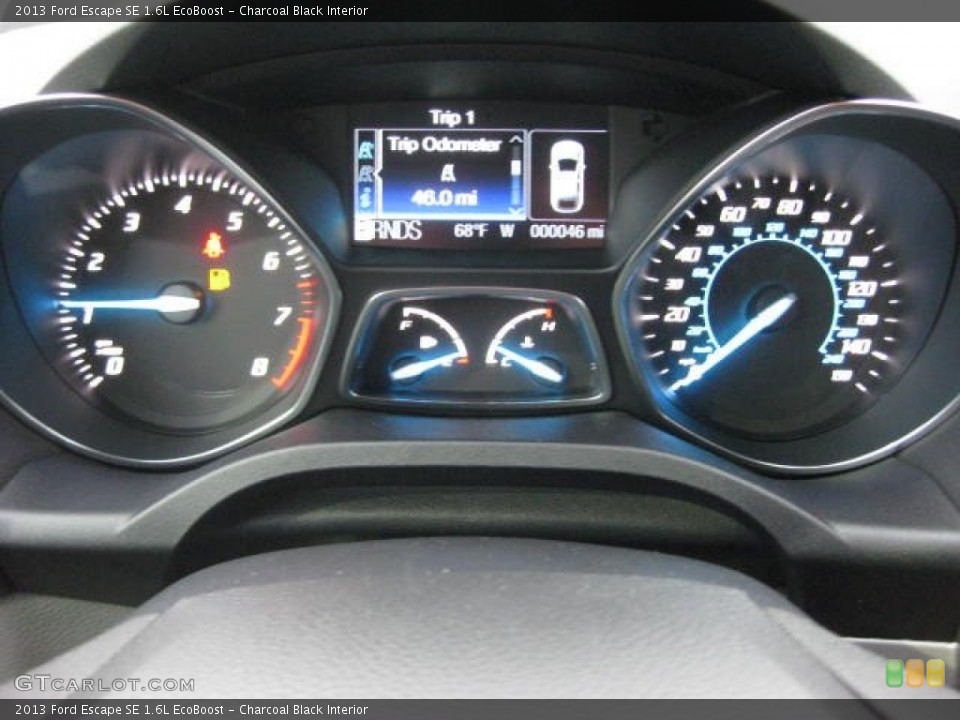 Charcoal Black Interior Gauges for the 2013 Ford Escape SE 1.6L EcoBoost #66090552