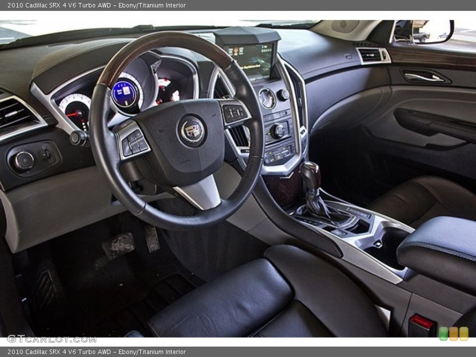 Ebony/Titanium Interior Dashboard for the 2010 Cadillac SRX 4 V6 Turbo AWD #66092253