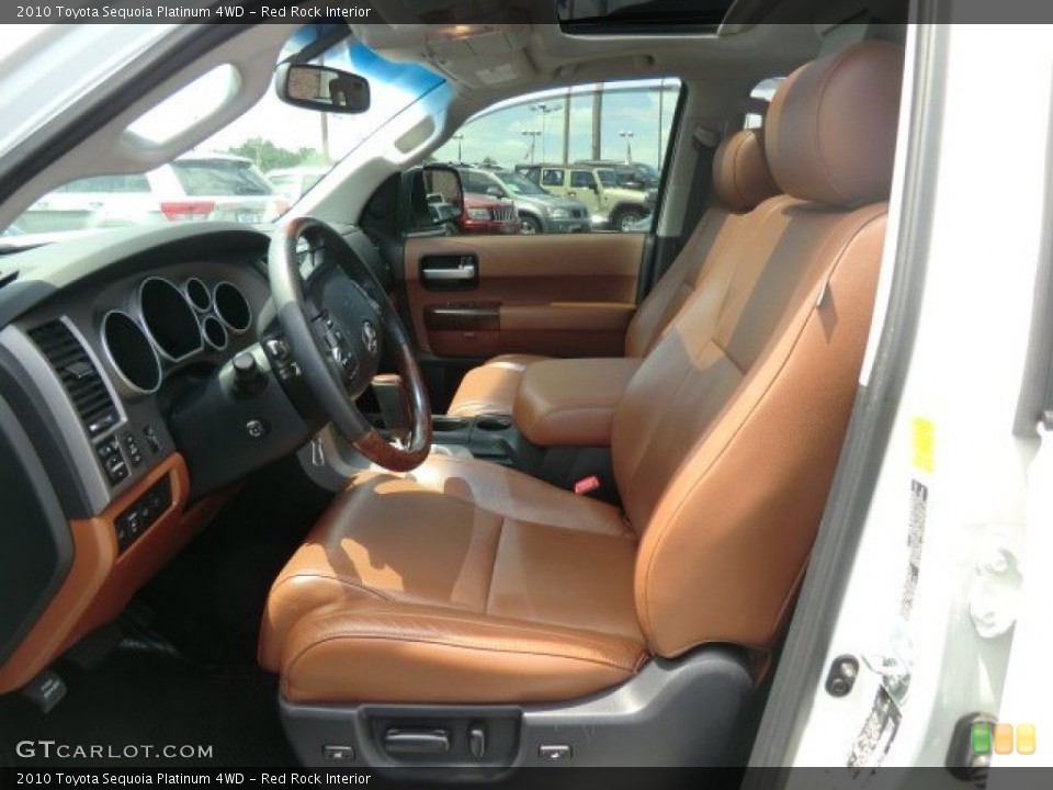 Red Rock Interior Photo for the 2010 Toyota Sequoia Platinum 4WD #66092256
