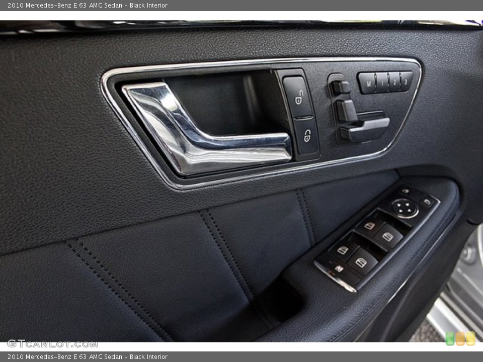Black Interior Controls for the 2010 Mercedes-Benz E 63 AMG Sedan #66092802