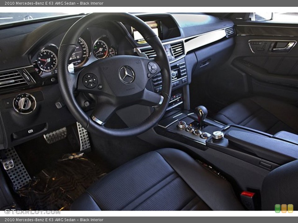 Black Interior Photo for the 2010 Mercedes-Benz E 63 AMG Sedan #66092823