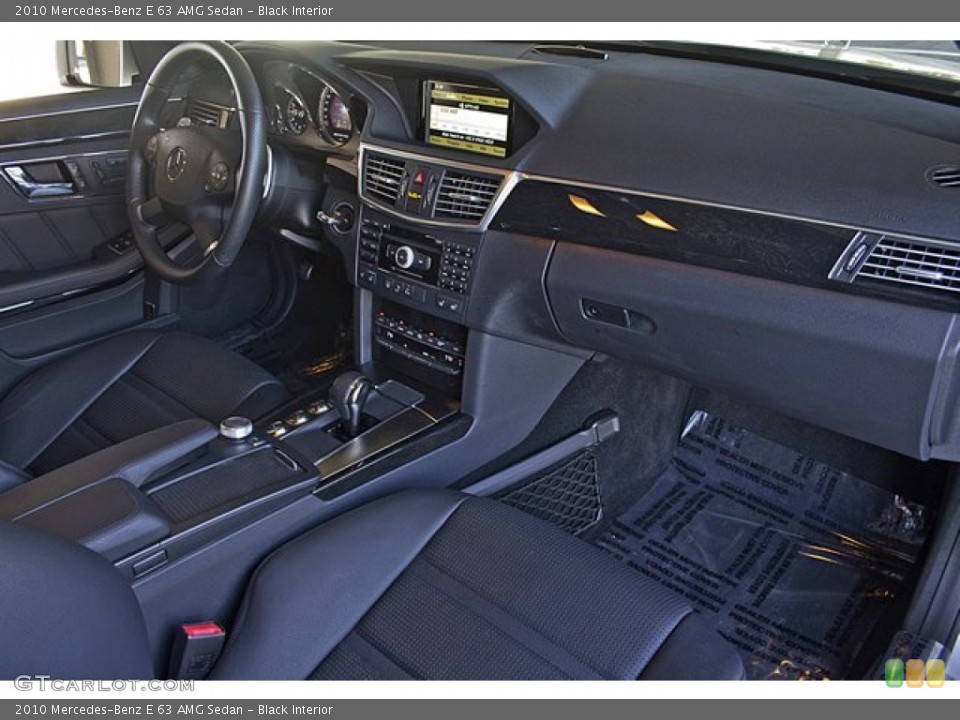 Black Interior Photo for the 2010 Mercedes-Benz E 63 AMG Sedan #66092844