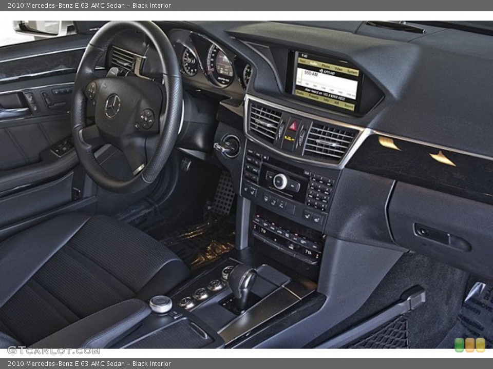 Black Interior Controls for the 2010 Mercedes-Benz E 63 AMG Sedan #66092850