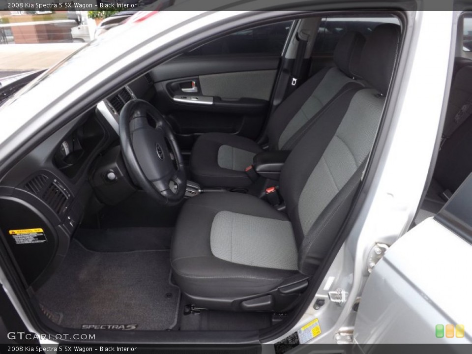 Black Interior Photo for the 2008 Kia Spectra 5 SX Wagon #66093813