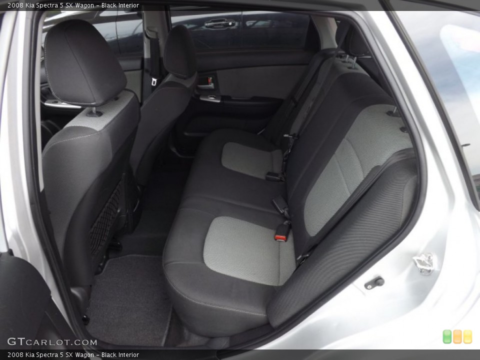 Black Interior Photo for the 2008 Kia Spectra 5 SX Wagon #66093822
