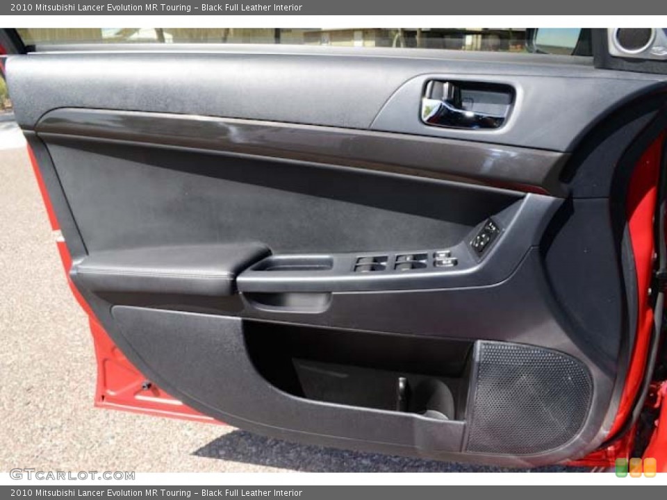 Black Full Leather Interior Door Panel for the 2010 Mitsubishi Lancer Evolution MR Touring #66094020