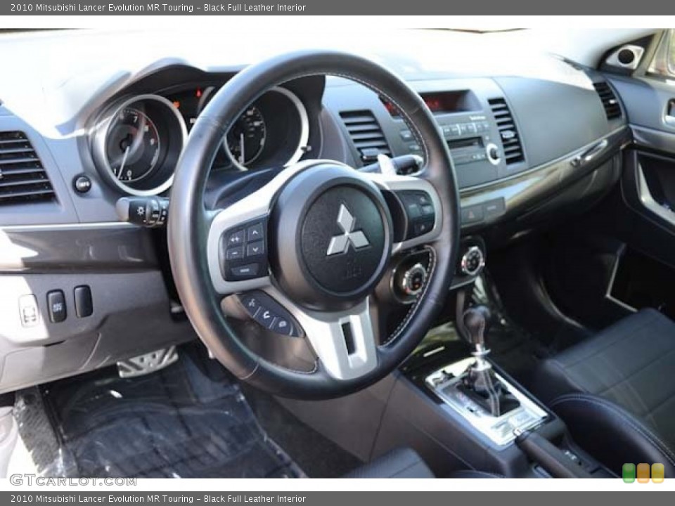 Black Full Leather Interior Dashboard for the 2010 Mitsubishi Lancer Evolution MR Touring #66094029