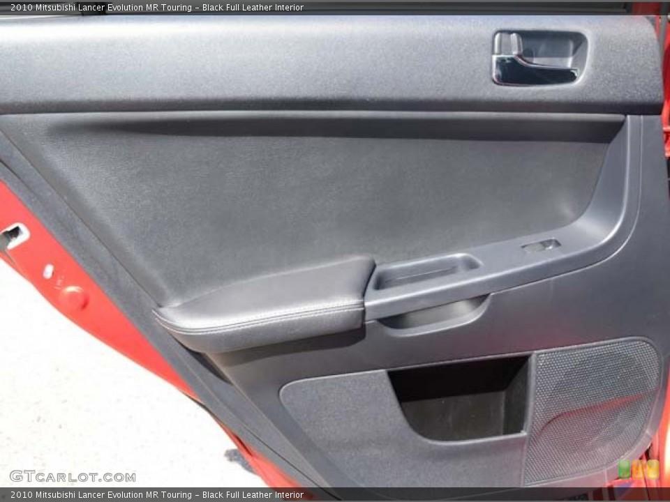 Black Full Leather Interior Door Panel for the 2010 Mitsubishi Lancer Evolution MR Touring #66094038