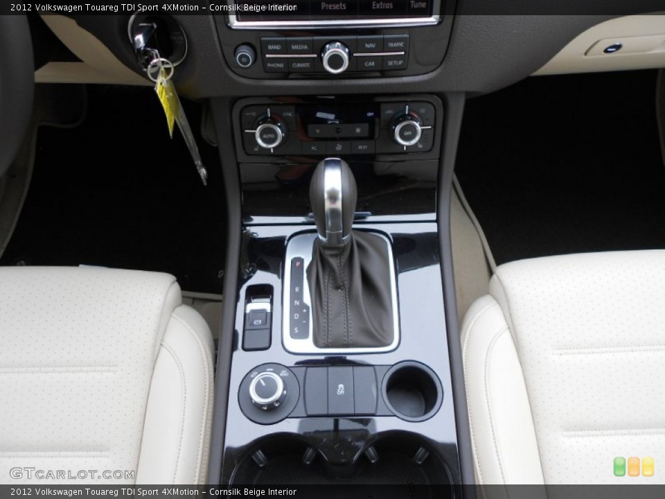 Cornsilk Beige Interior Transmission for the 2012 Volkswagen Touareg TDI Sport 4XMotion #66094257