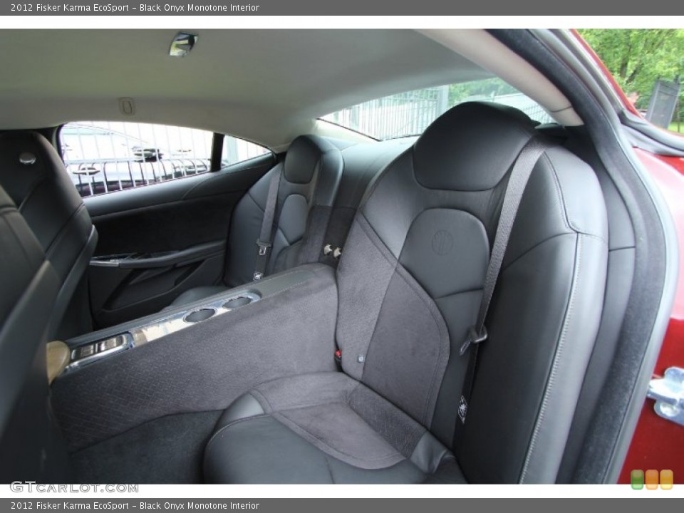 Black Onyx Monotone Interior Rear Seat for the 2012 Fisker Karma EcoSport #66094887