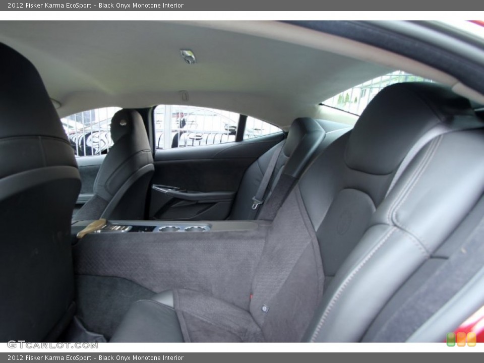 Black Onyx Monotone Interior Rear Seat for the 2012 Fisker Karma EcoSport #66094895