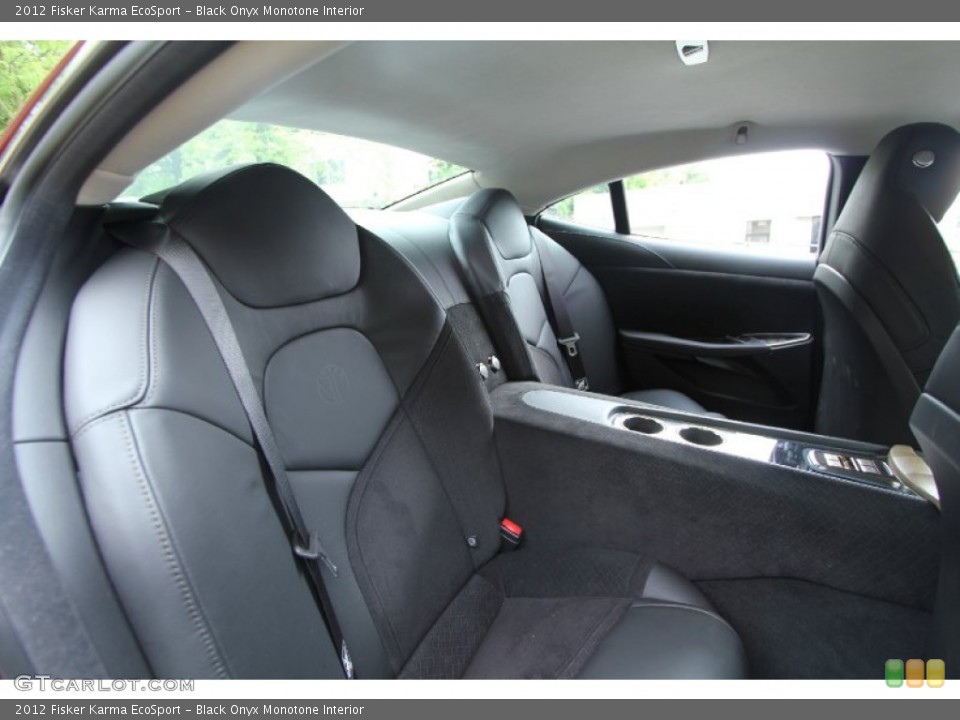 Black Onyx Monotone Interior Rear Seat for the 2012 Fisker Karma EcoSport #66094906