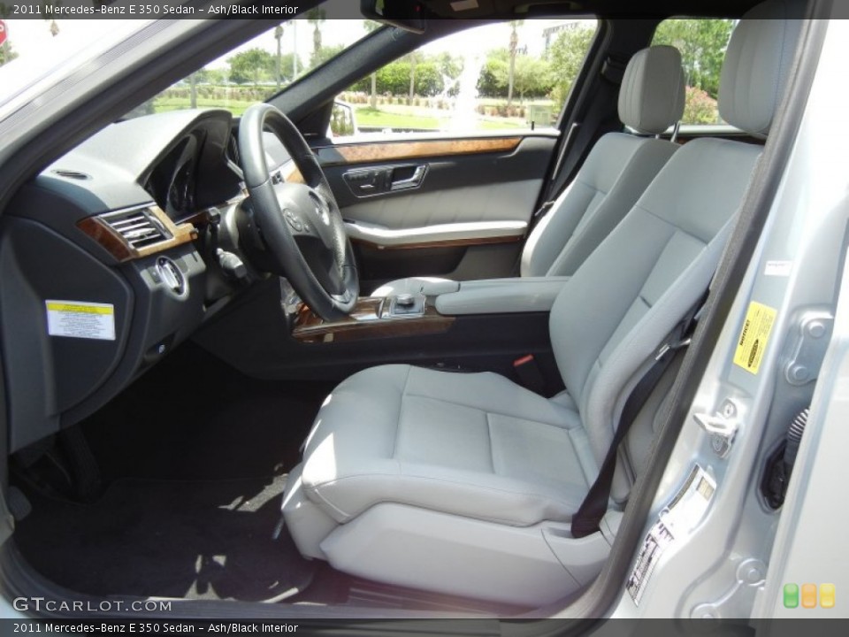 Ash/Black Interior Photo for the 2011 Mercedes-Benz E 350 Sedan #66095325