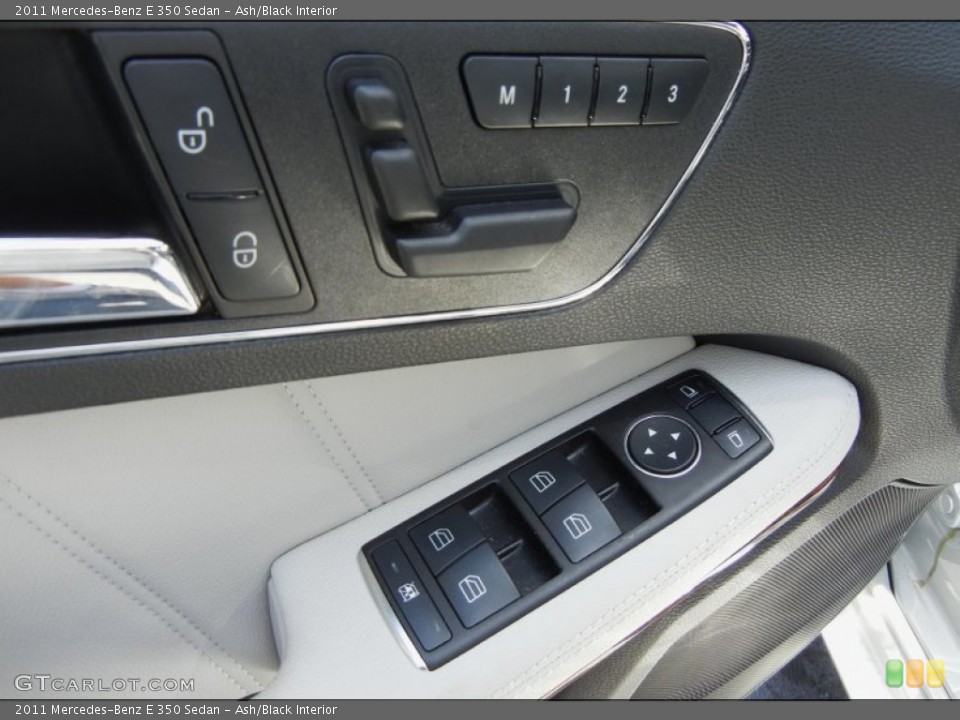 Ash/Black Interior Controls for the 2011 Mercedes-Benz E 350 Sedan #66095343