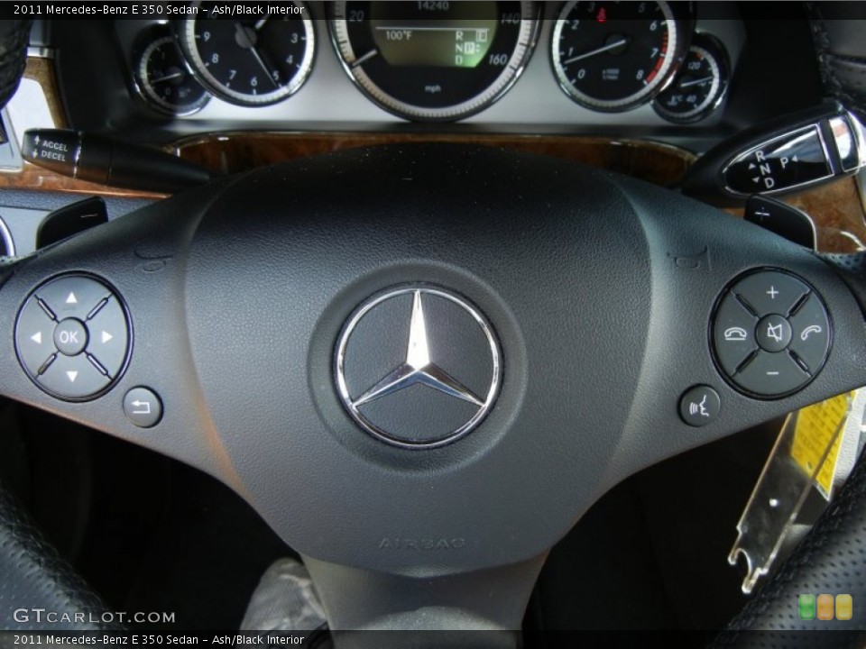 Ash/Black Interior Steering Wheel for the 2011 Mercedes-Benz E 350 Sedan #66095412
