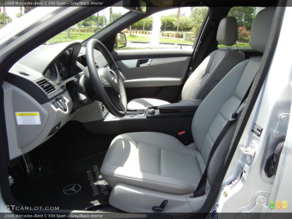 Grey/Black Interior Photo for the 2008 Mercedes-Benz C 300 Sport #66095514