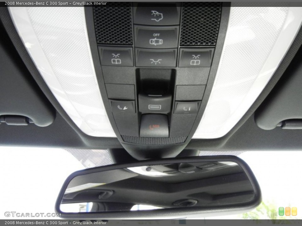 Grey/Black Interior Controls for the 2008 Mercedes-Benz C 300 Sport #66095637