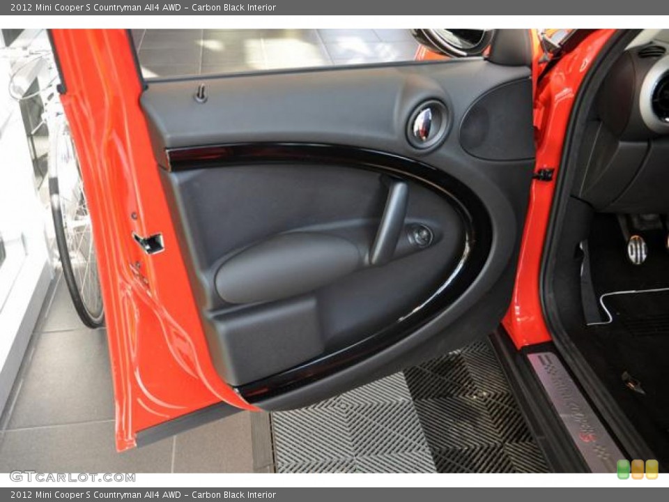 Carbon Black Interior Door Panel for the 2012 Mini Cooper S Countryman All4 AWD #66096030