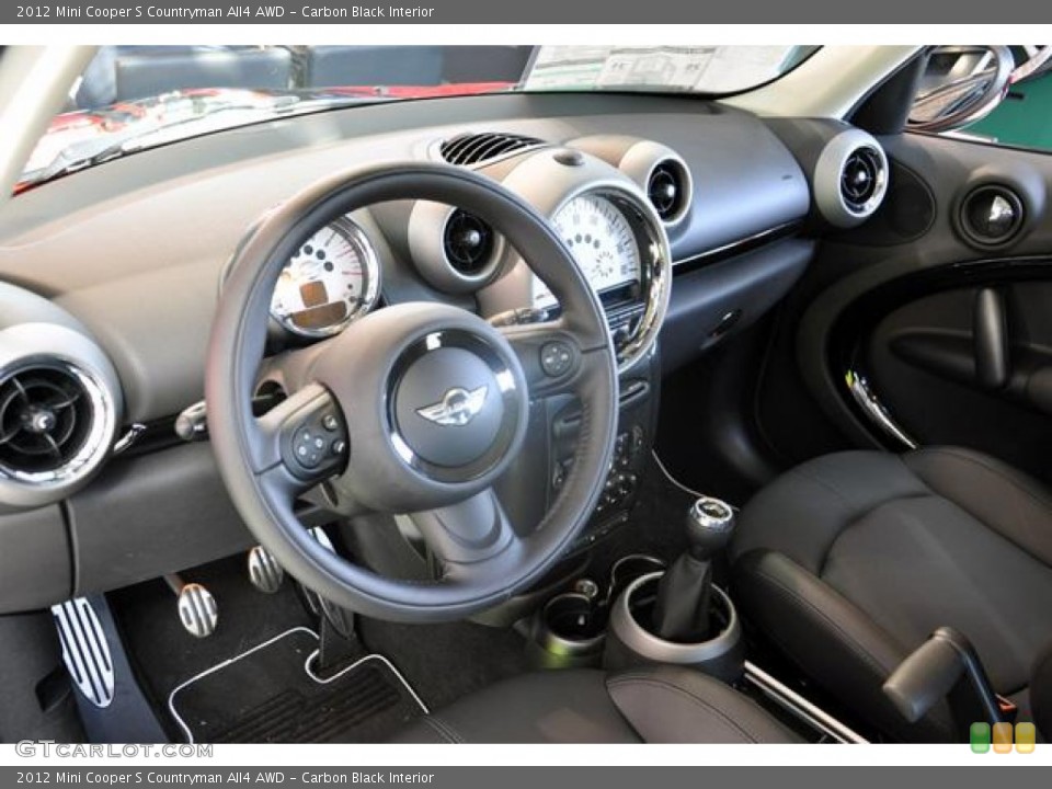 Carbon Black Interior Photo for the 2012 Mini Cooper S Countryman All4 AWD #66096036