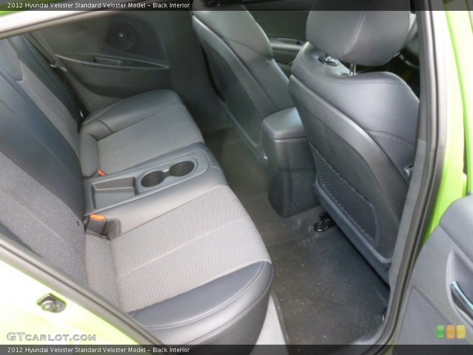 Black Interior Rear Seat for the 2012 Hyundai Veloster  #66096198