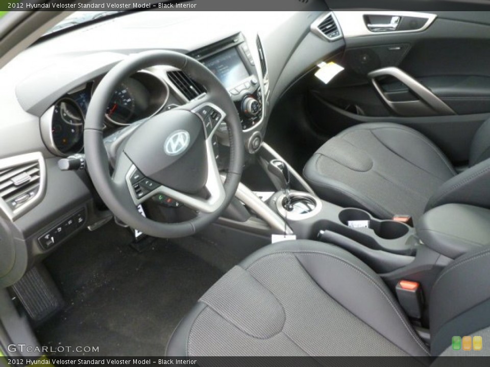 Black Interior Prime Interior for the 2012 Hyundai Veloster  #66096219