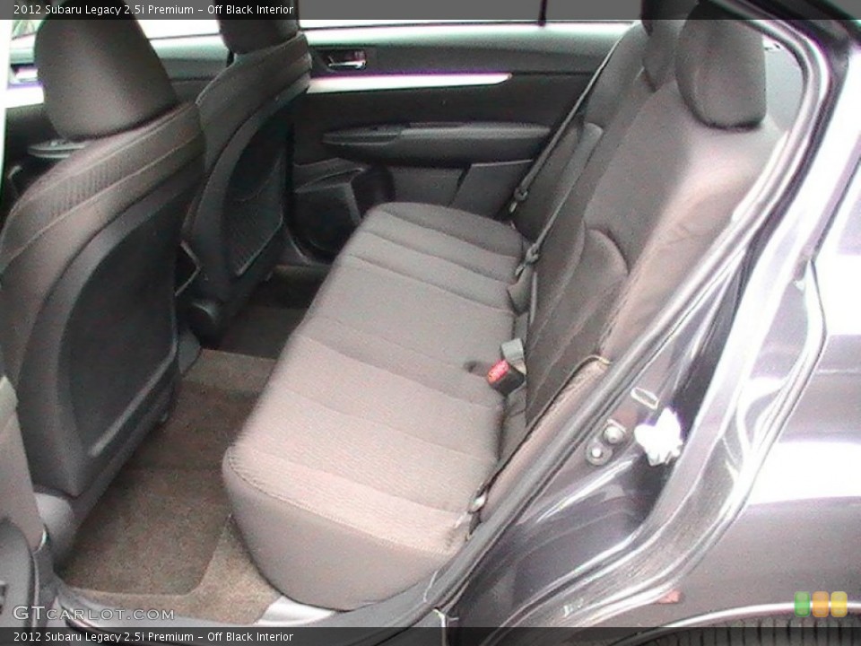 Off Black Interior Photo for the 2012 Subaru Legacy 2.5i Premium #66096834