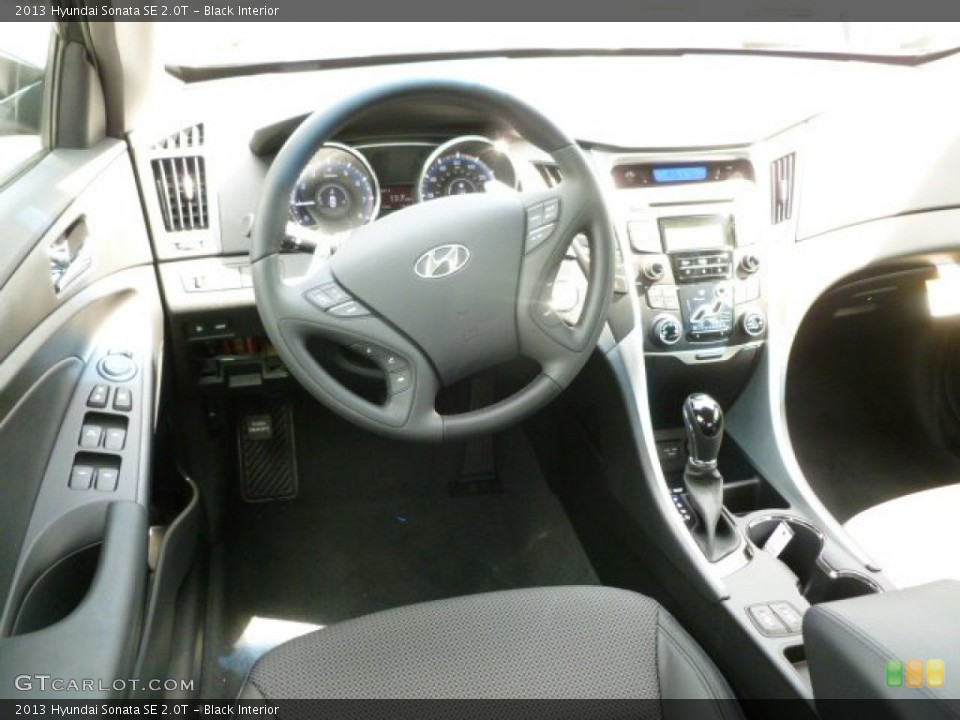 Black Interior Dashboard for the 2013 Hyundai Sonata SE 2.0T #66097770