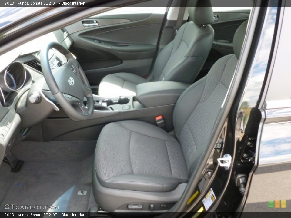 Black Interior Photo for the 2013 Hyundai Sonata SE 2.0T #66097779
