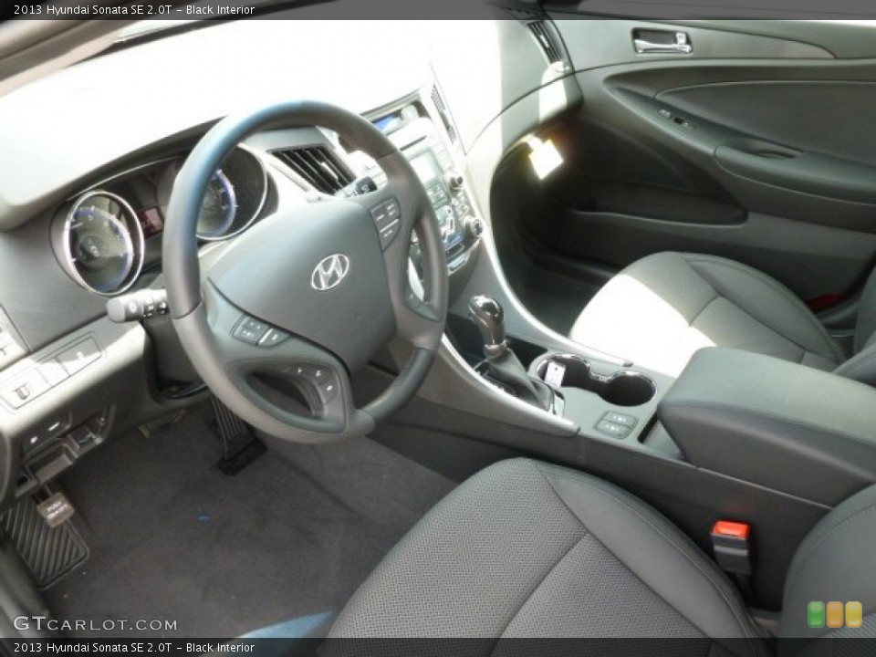 Black Interior Prime Interior for the 2013 Hyundai Sonata SE 2.0T #66097788