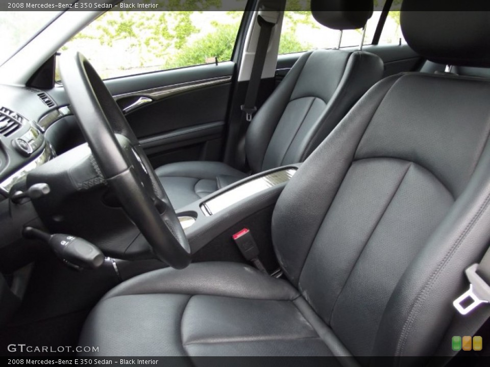 Black Interior Photo for the 2008 Mercedes-Benz E 350 Sedan #66098182