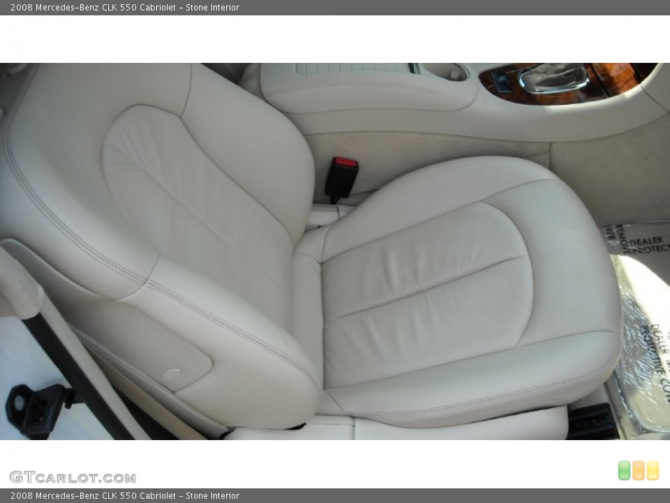Stone Interior Photo for the 2008 Mercedes-Benz CLK 550 Cabriolet #66100495