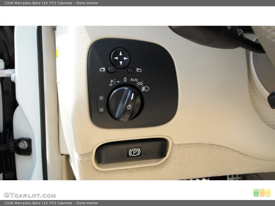 Stone Interior Controls for the 2008 Mercedes-Benz CLK 550 Cabriolet #66100548