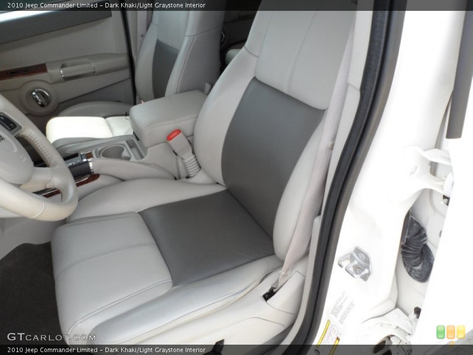 Dark Khaki/Light Graystone Interior Photo for the 2010 Jeep Commander Limited #66100740