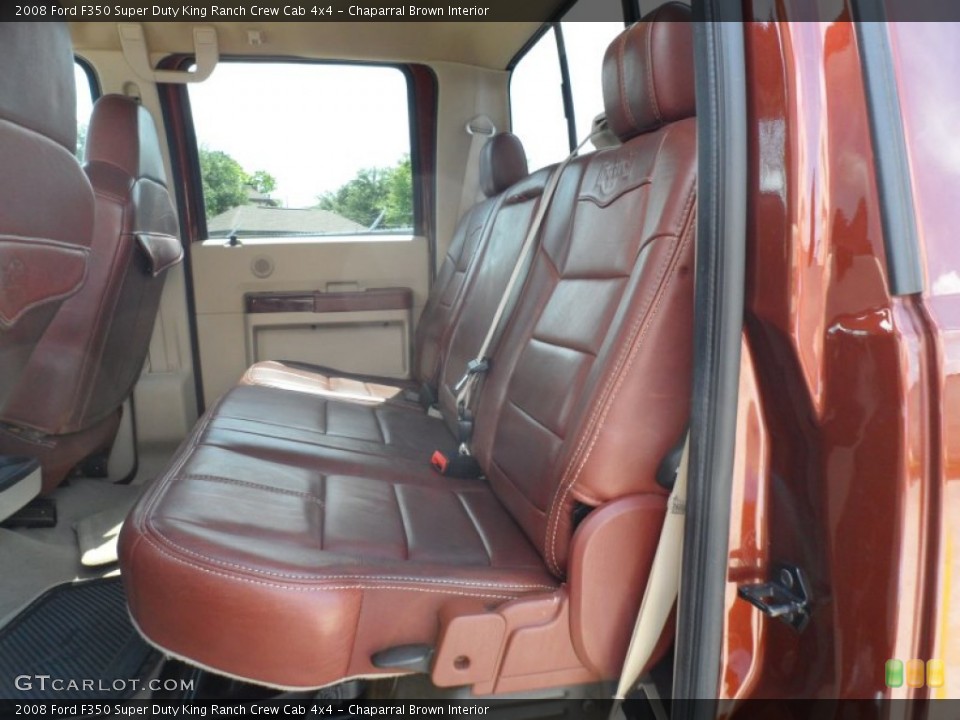 Chaparral Brown Interior Rear Seat for the 2008 Ford F350 Super Duty King Ranch Crew Cab 4x4 #66101472