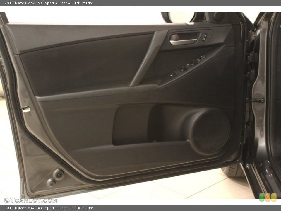 Black Interior Door Panel for the 2010 Mazda MAZDA3 i Sport 4 Door #66102132