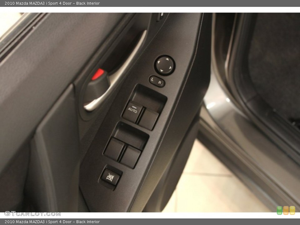 Black Interior Controls for the 2010 Mazda MAZDA3 i Sport 4 Door #66102138
