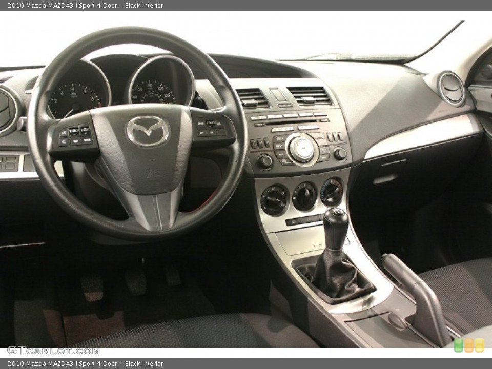 Black Interior Dashboard for the 2010 Mazda MAZDA3 i Sport 4 Door #66102153