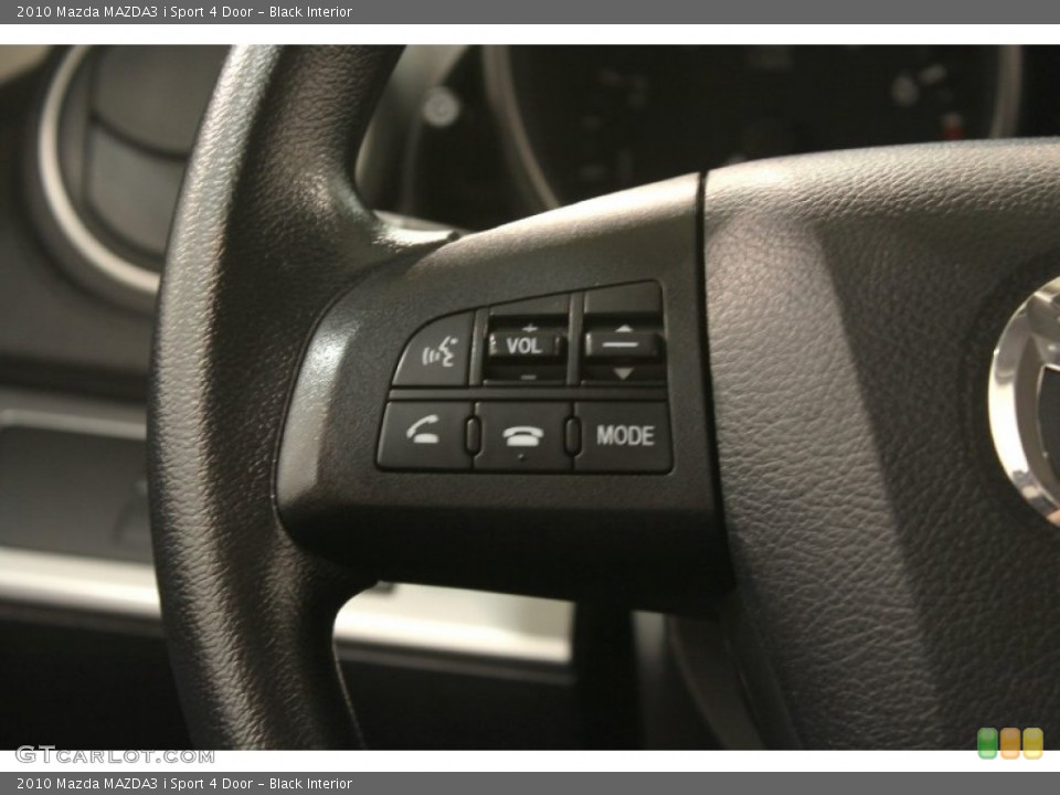 Black Interior Controls for the 2010 Mazda MAZDA3 i Sport 4 Door #66102166