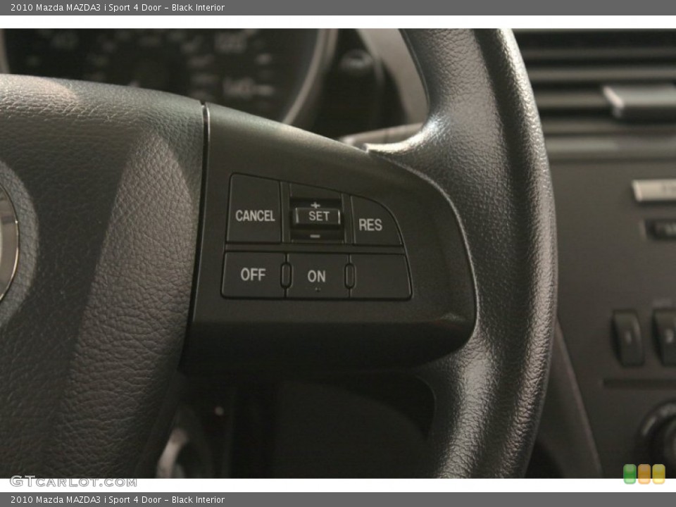 Black Interior Controls for the 2010 Mazda MAZDA3 i Sport 4 Door #66102174